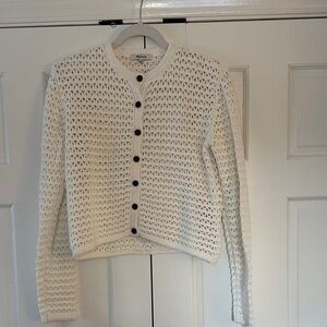 Madewell Open - Stitch Crewneck Knit Sweater